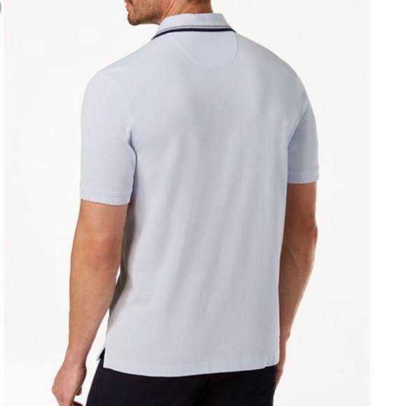 Tasso Elba Mens Cotton Polo Shirt - Picture 3 of 8